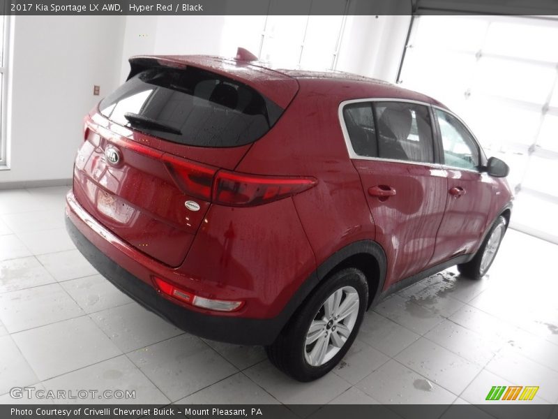 Hyper Red / Black 2017 Kia Sportage LX AWD