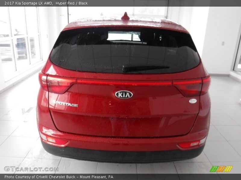 Hyper Red / Black 2017 Kia Sportage LX AWD