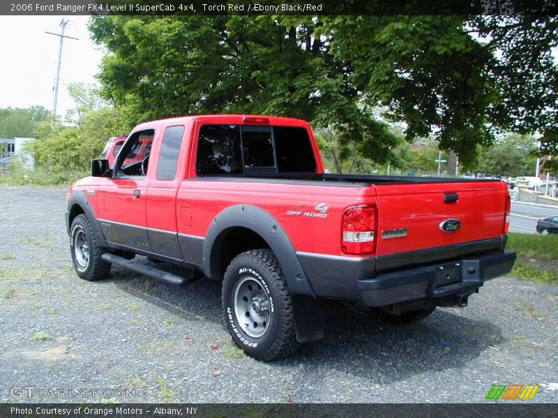 Torch Red / Ebony Black/Red 2006 Ford Ranger FX4 Level II SuperCab 4x4