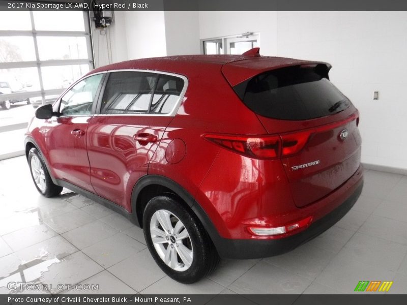 Hyper Red / Black 2017 Kia Sportage LX AWD