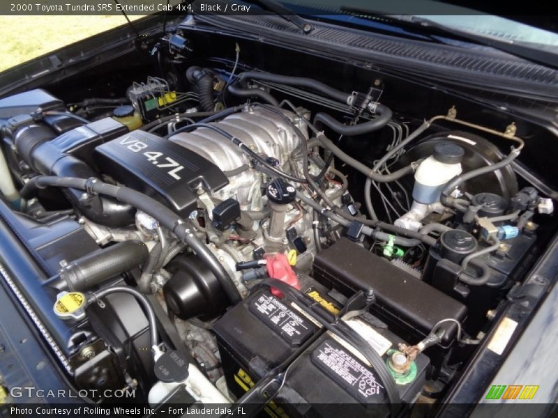 Black / Gray 2000 Toyota Tundra SR5 Extended Cab 4x4