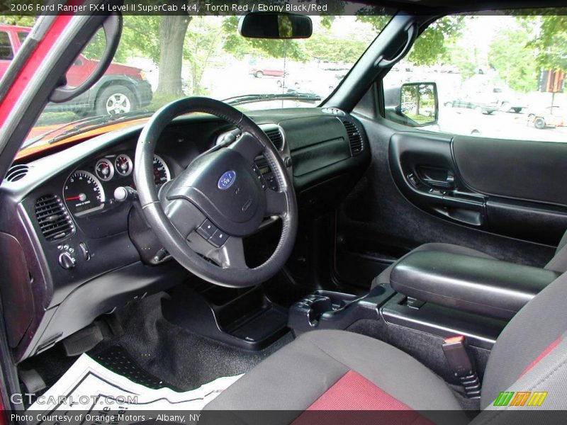 Torch Red / Ebony Black/Red 2006 Ford Ranger FX4 Level II SuperCab 4x4