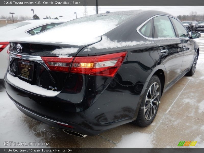 Cosmic Gray Mica / Black 2018 Toyota Avalon XLE