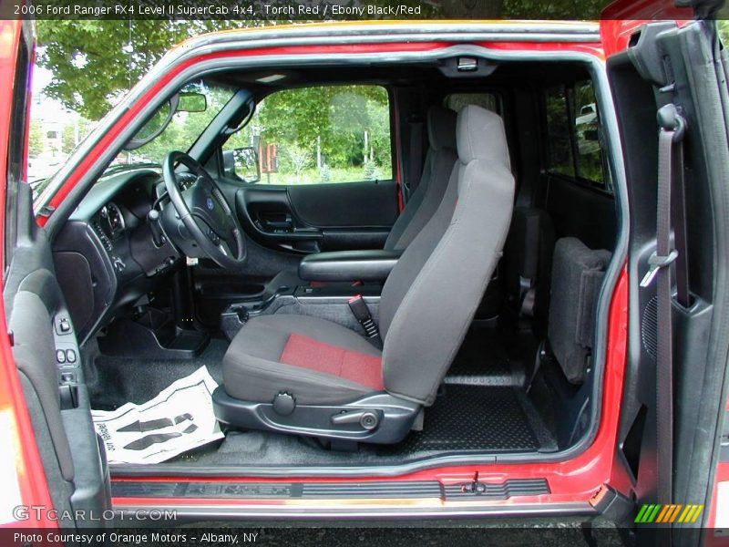 Torch Red / Ebony Black/Red 2006 Ford Ranger FX4 Level II SuperCab 4x4