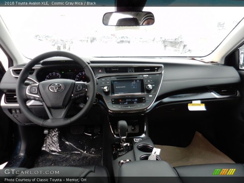 Cosmic Gray Mica / Black 2018 Toyota Avalon XLE