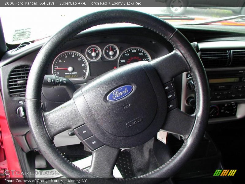 Torch Red / Ebony Black/Red 2006 Ford Ranger FX4 Level II SuperCab 4x4