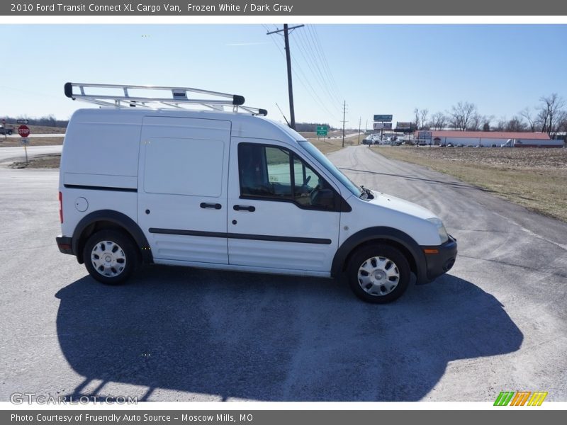 Frozen White / Dark Gray 2010 Ford Transit Connect XL Cargo Van