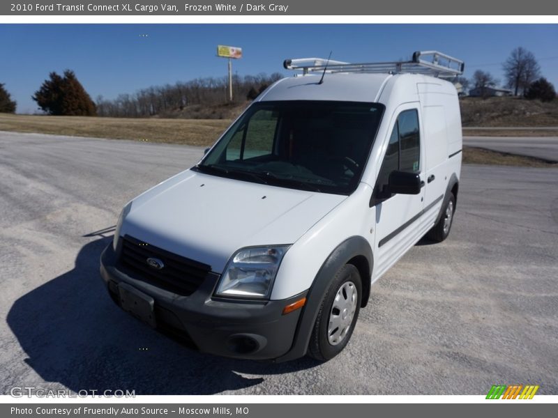 Frozen White / Dark Gray 2010 Ford Transit Connect XL Cargo Van