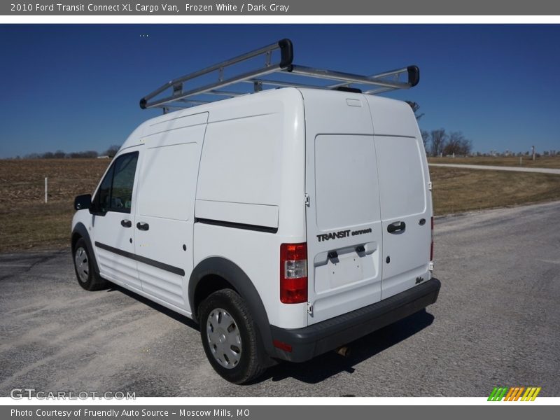 Frozen White / Dark Gray 2010 Ford Transit Connect XL Cargo Van