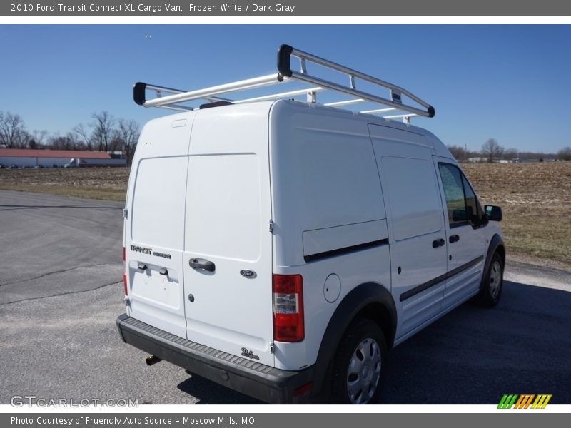 Frozen White / Dark Gray 2010 Ford Transit Connect XL Cargo Van