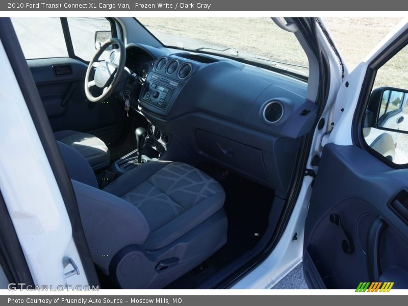 Frozen White / Dark Gray 2010 Ford Transit Connect XL Cargo Van