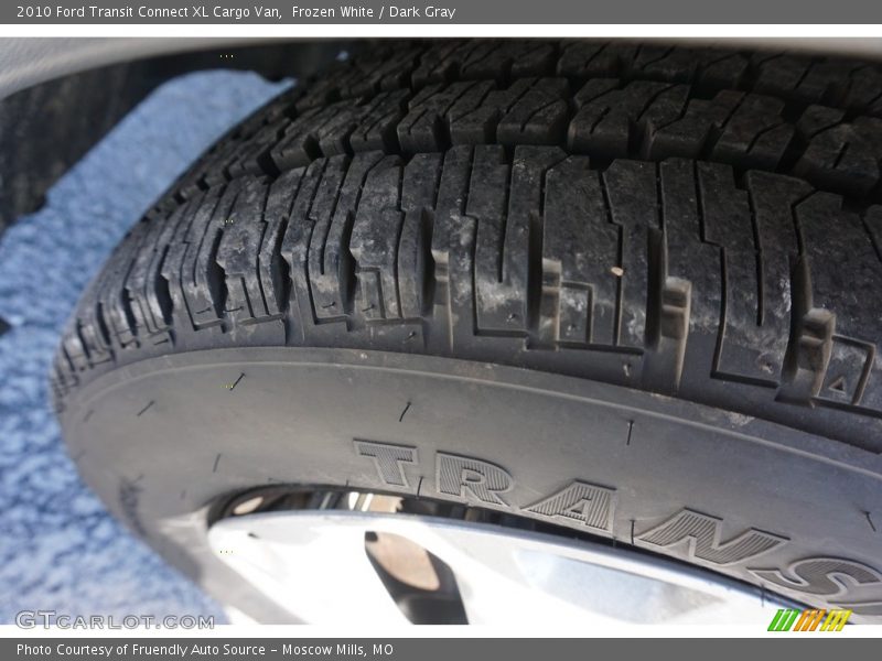 Frozen White / Dark Gray 2010 Ford Transit Connect XL Cargo Van