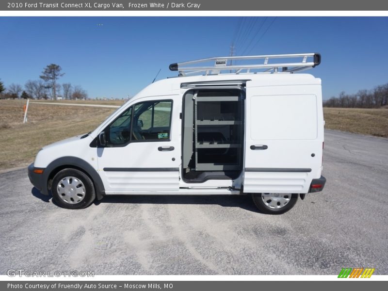 Frozen White / Dark Gray 2010 Ford Transit Connect XL Cargo Van