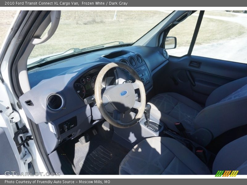 Frozen White / Dark Gray 2010 Ford Transit Connect XL Cargo Van