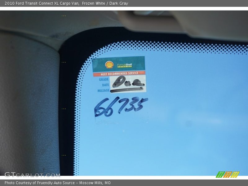 Frozen White / Dark Gray 2010 Ford Transit Connect XL Cargo Van