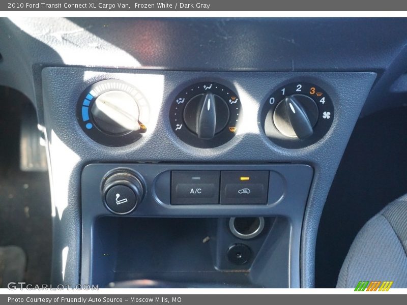 Frozen White / Dark Gray 2010 Ford Transit Connect XL Cargo Van