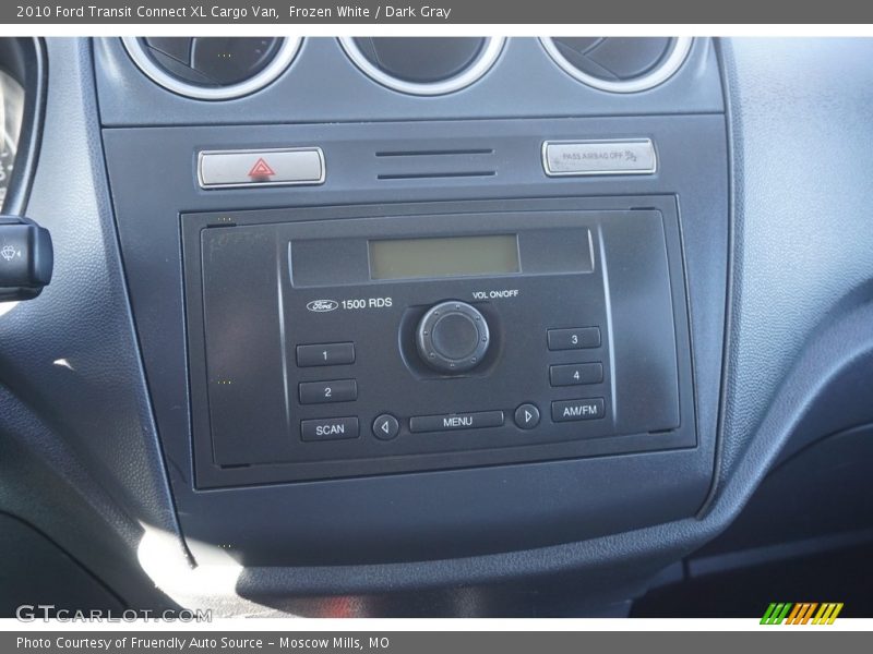 Frozen White / Dark Gray 2010 Ford Transit Connect XL Cargo Van