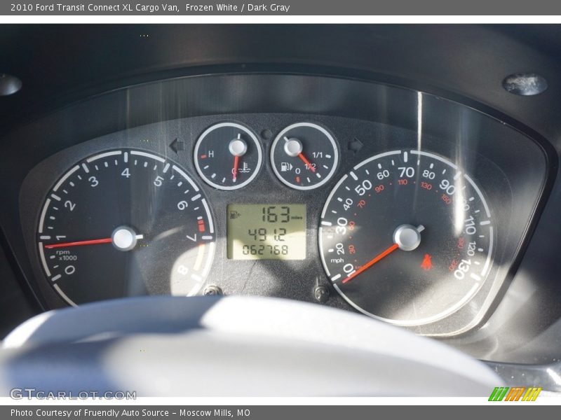 Frozen White / Dark Gray 2010 Ford Transit Connect XL Cargo Van