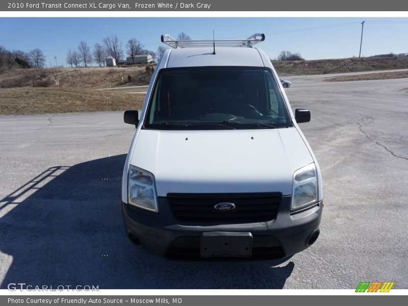 Frozen White / Dark Gray 2010 Ford Transit Connect XL Cargo Van