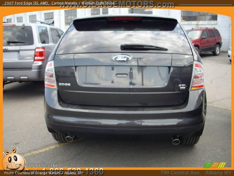 Carbon Metallic / Medium Light Stone 2007 Ford Edge SEL AWD