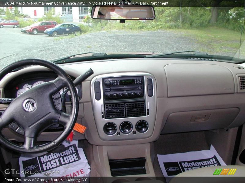Vivid Red Metallic / Medium Dark Parchment 2004 Mercury Mountaineer Convenience AWD