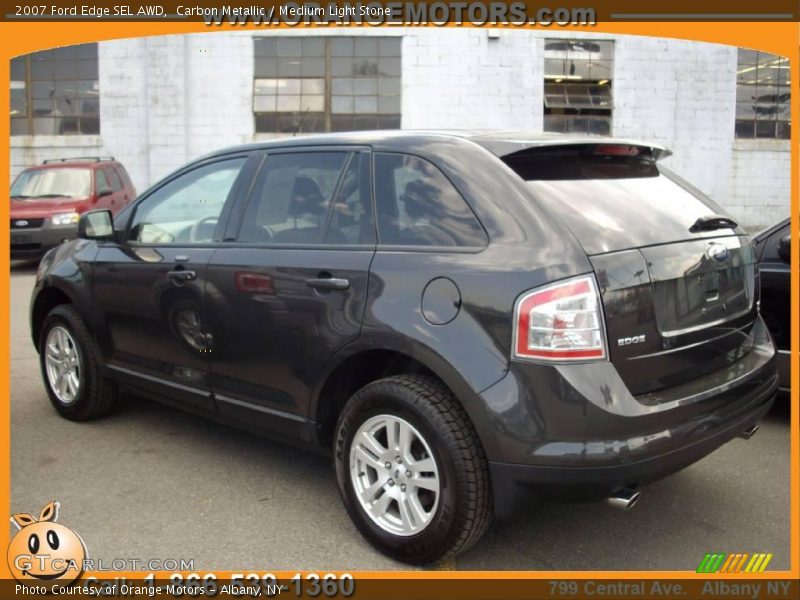 Carbon Metallic / Medium Light Stone 2007 Ford Edge SEL AWD