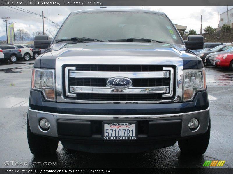 Blue Flame / Steel Grey 2014 Ford F150 XLT SuperCrew