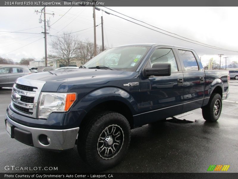 Blue Flame / Steel Grey 2014 Ford F150 XLT SuperCrew