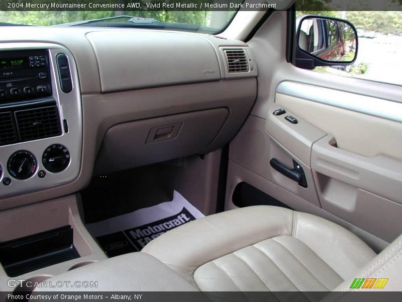 Vivid Red Metallic / Medium Dark Parchment 2004 Mercury Mountaineer Convenience AWD