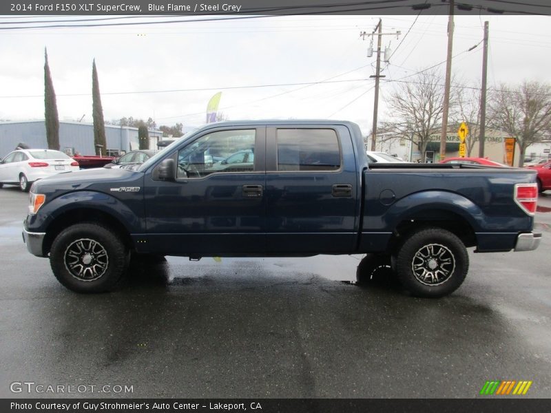 Blue Flame / Steel Grey 2014 Ford F150 XLT SuperCrew