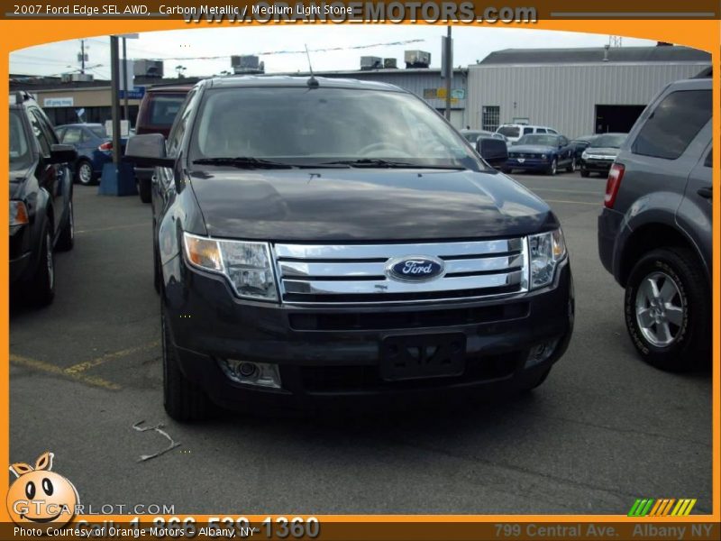 Carbon Metallic / Medium Light Stone 2007 Ford Edge SEL AWD