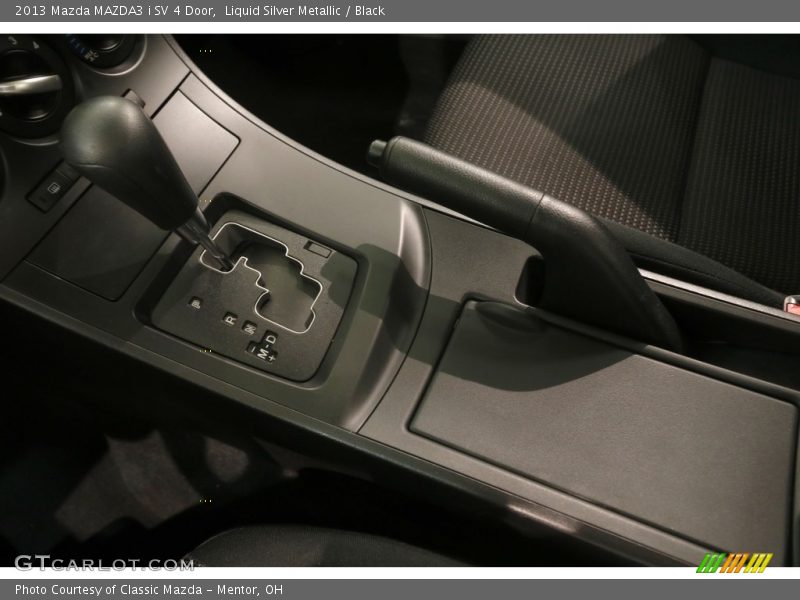 Liquid Silver Metallic / Black 2013 Mazda MAZDA3 i SV 4 Door
