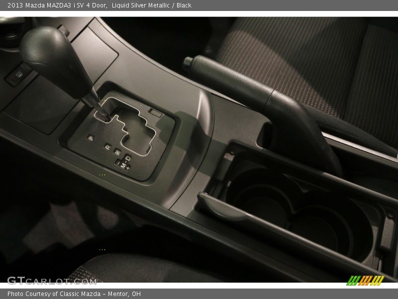 Liquid Silver Metallic / Black 2013 Mazda MAZDA3 i SV 4 Door