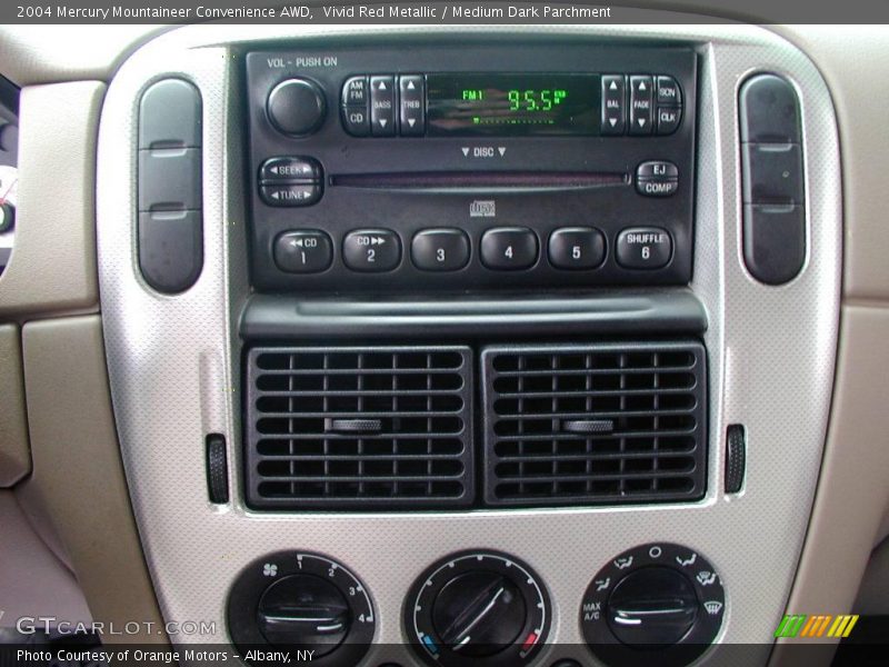 Vivid Red Metallic / Medium Dark Parchment 2004 Mercury Mountaineer Convenience AWD