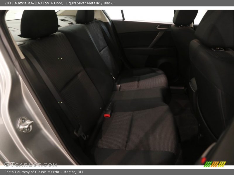 Liquid Silver Metallic / Black 2013 Mazda MAZDA3 i SV 4 Door