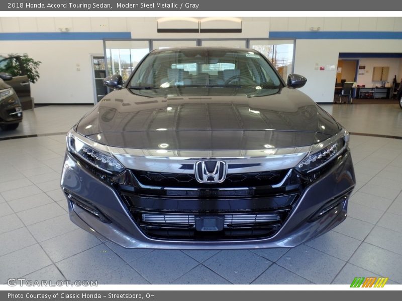 Modern Steel Metallic / Gray 2018 Honda Accord Touring Sedan