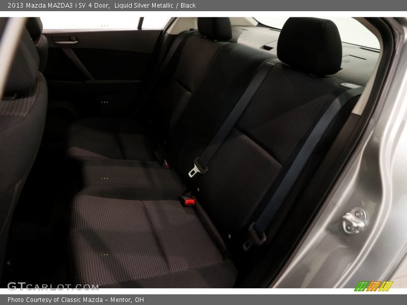 Liquid Silver Metallic / Black 2013 Mazda MAZDA3 i SV 4 Door