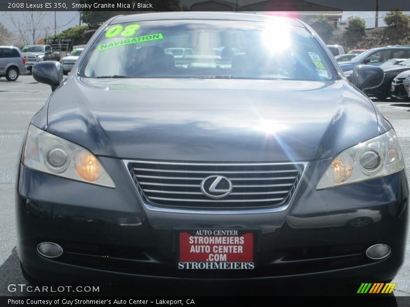Smoky Granite Mica / Black 2008 Lexus ES 350