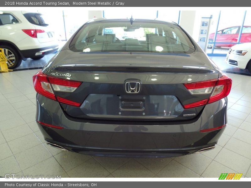 Modern Steel Metallic / Gray 2018 Honda Accord Touring Sedan