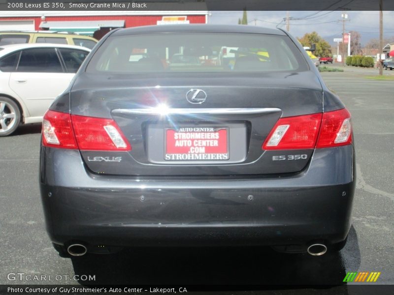 Smoky Granite Mica / Black 2008 Lexus ES 350