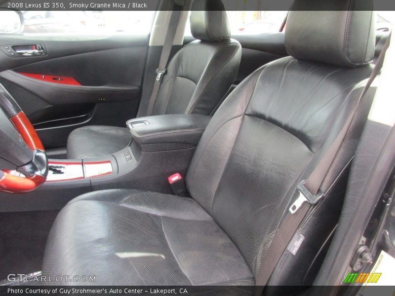 Smoky Granite Mica / Black 2008 Lexus ES 350