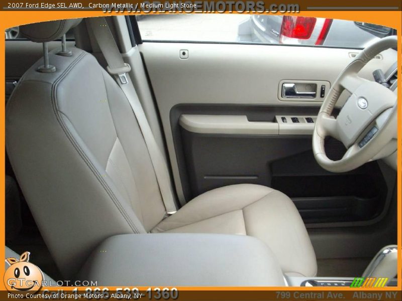 Carbon Metallic / Medium Light Stone 2007 Ford Edge SEL AWD