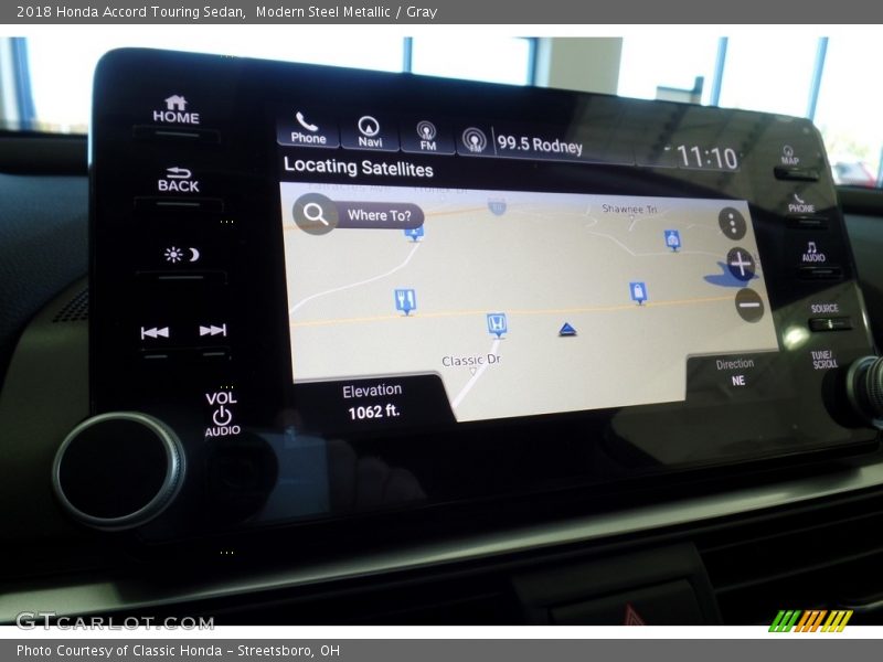 Modern Steel Metallic / Gray 2018 Honda Accord Touring Sedan