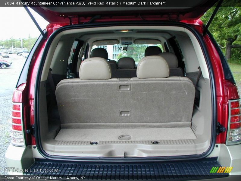 Vivid Red Metallic / Medium Dark Parchment 2004 Mercury Mountaineer Convenience AWD