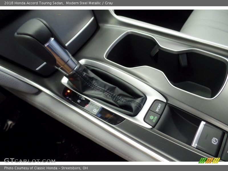 Modern Steel Metallic / Gray 2018 Honda Accord Touring Sedan