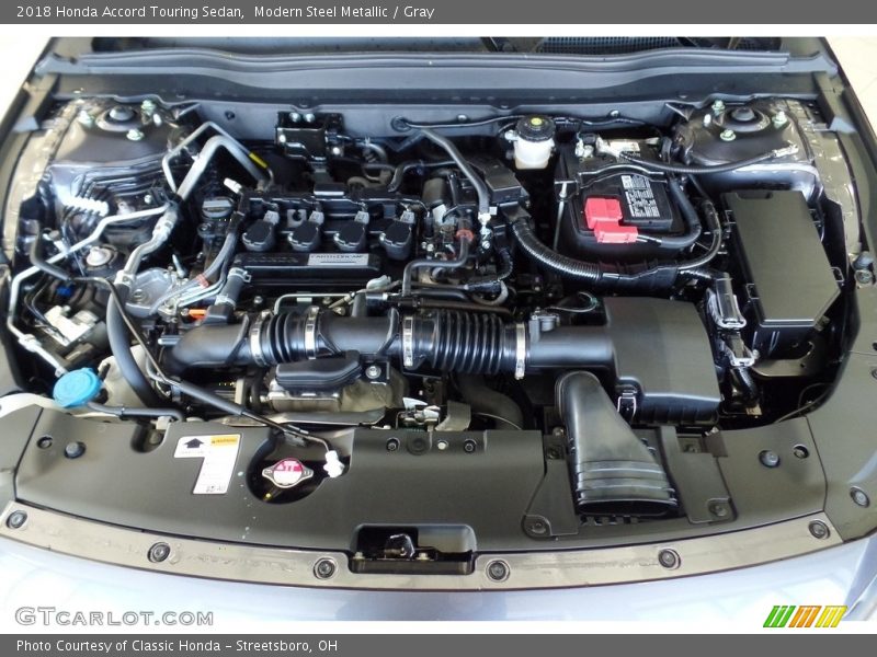 Modern Steel Metallic / Gray 2018 Honda Accord Touring Sedan