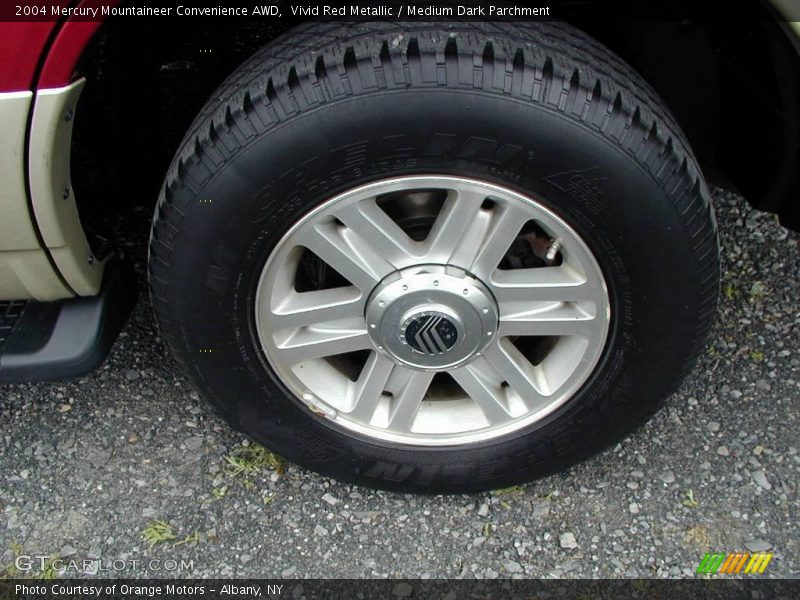Vivid Red Metallic / Medium Dark Parchment 2004 Mercury Mountaineer Convenience AWD