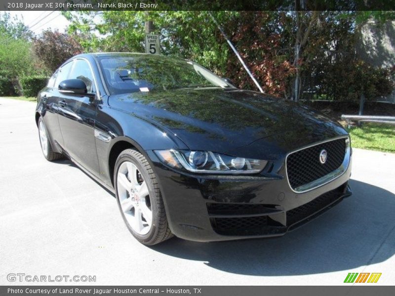 Narvik Black / Ebony 2018 Jaguar XE 30t Premium