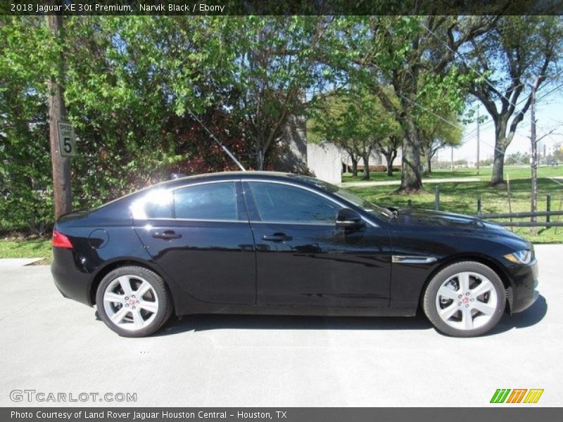 Narvik Black / Ebony 2018 Jaguar XE 30t Premium