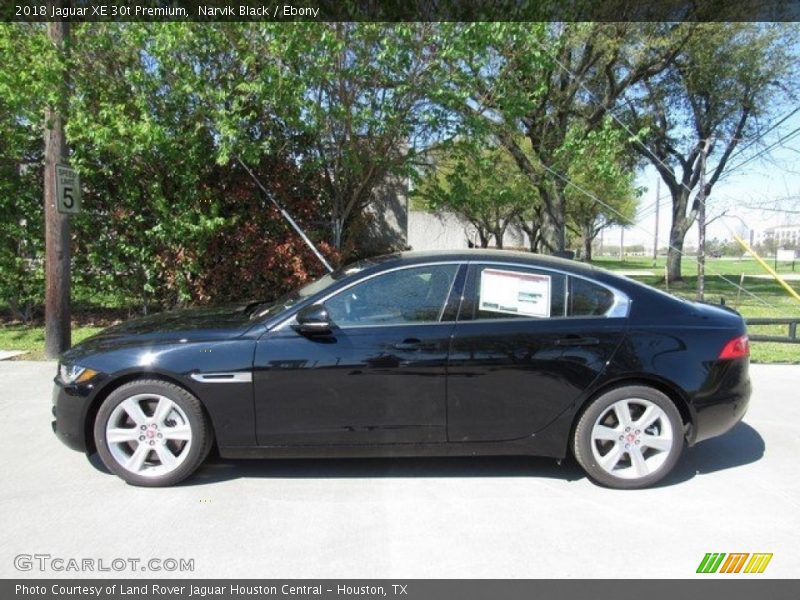 Narvik Black / Ebony 2018 Jaguar XE 30t Premium